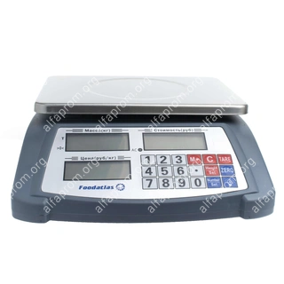 Торговые весы Foodatlas 30кг/1гр YZ-506