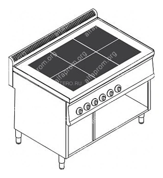 Плита электрическая Tecnoinox PCU105FE7