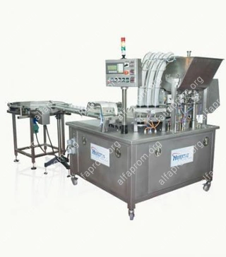 Фасовочно упаковочная машина (аппарат) роторного типа Hefestus Hermes SLB HoReCaMos (Б/У)